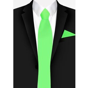 Jacob Anderson Solid Tie - Lime Green Size One Size